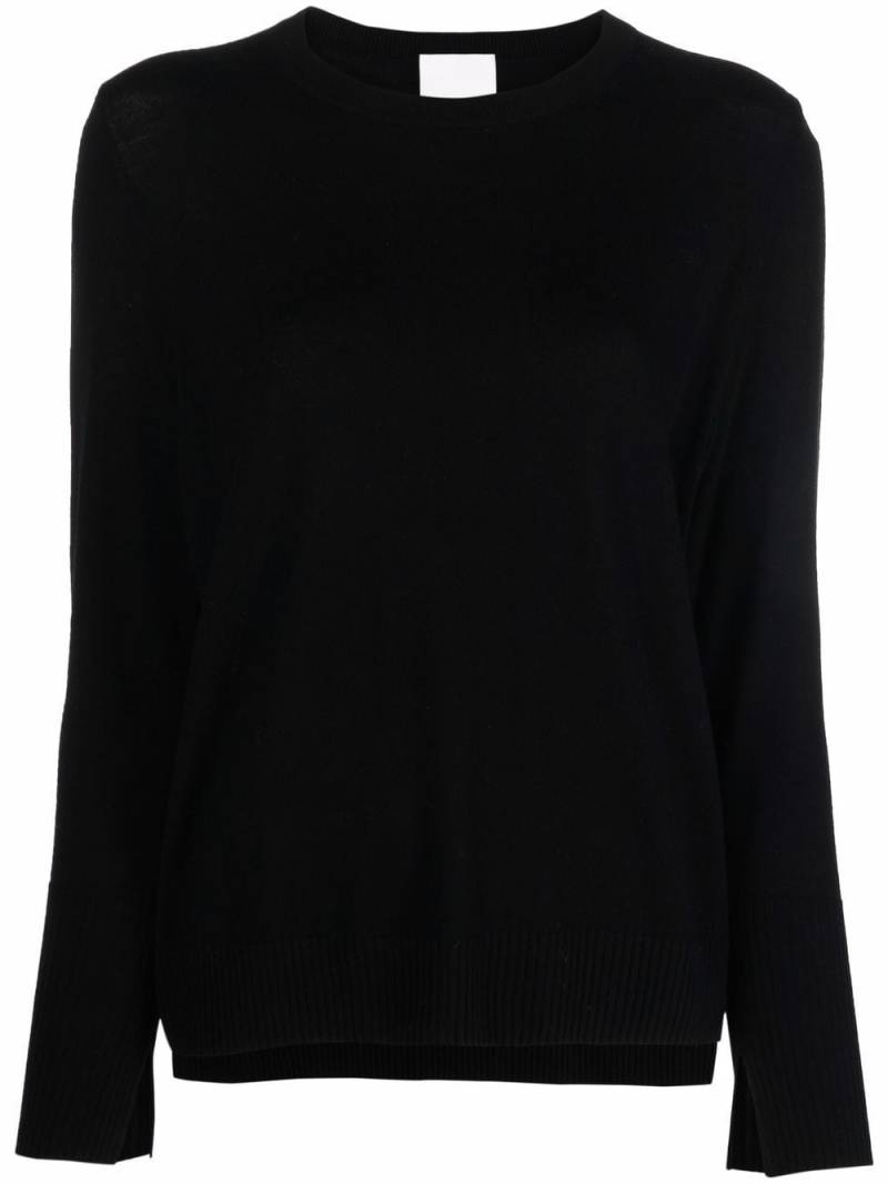 Allude fine-knit virgin-wool jumper - Black von Allude