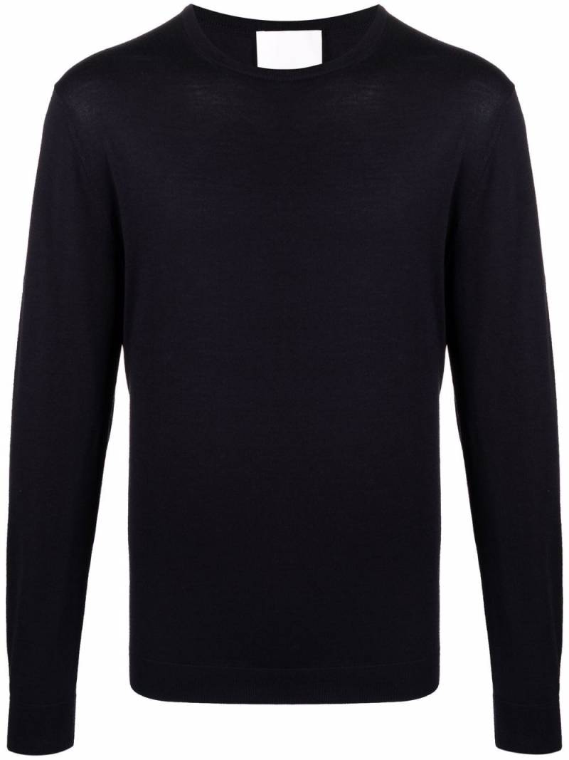 Allude fine-knit virgin-wool jumper - Blue von Allude