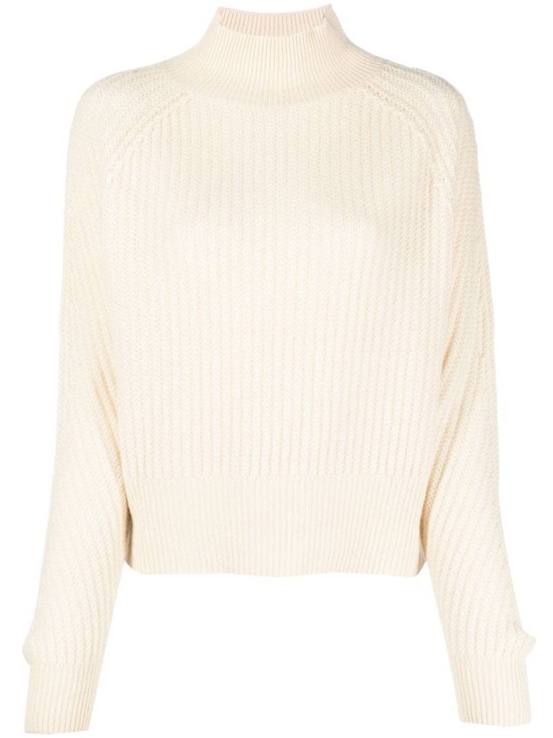 Allude high-neck cashmere jumper - Neutrals von Allude