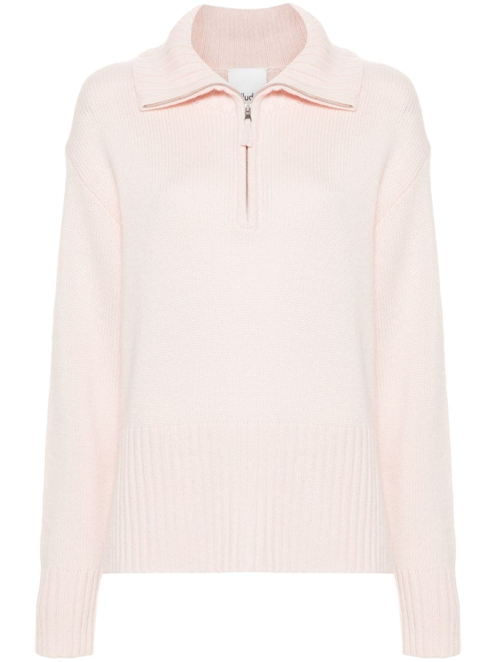 Allude high-neck sweater - Pink von Allude