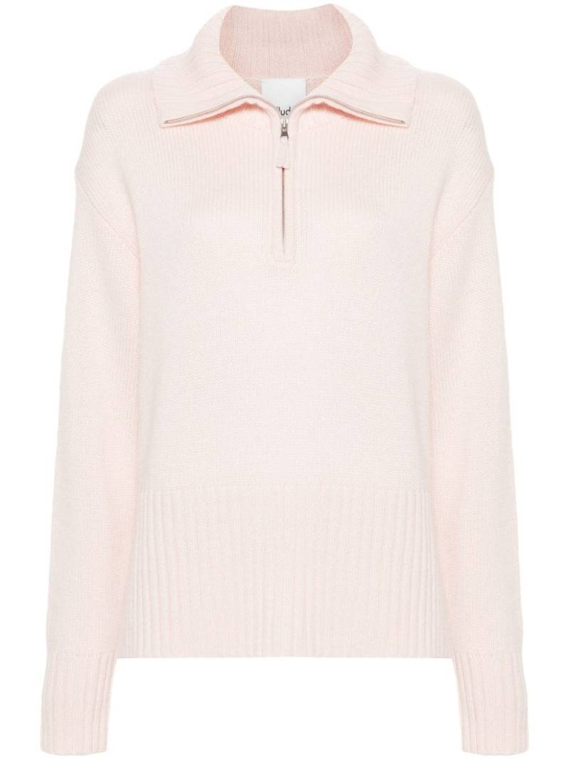 Allude high-neck sweater - Pink von Allude