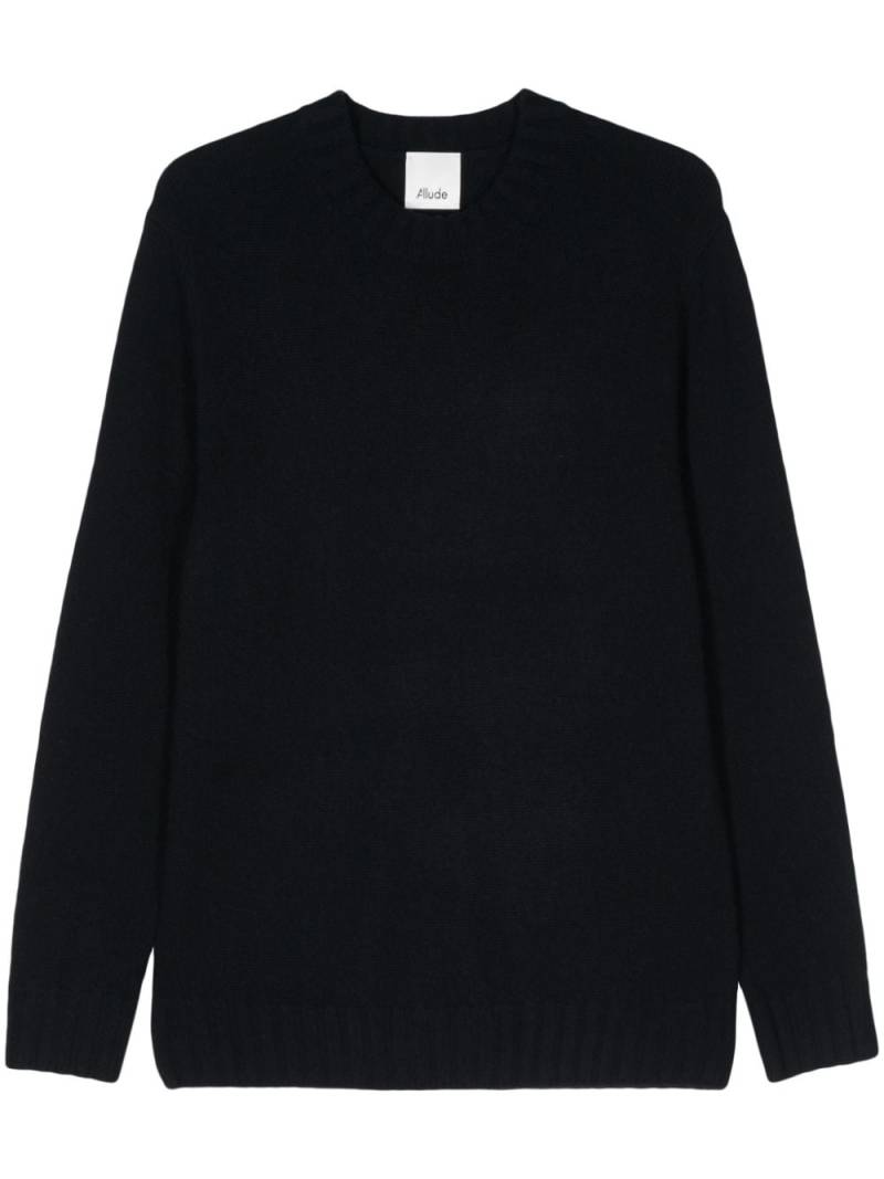 Allude long-sleeved jumper - Blue von Allude