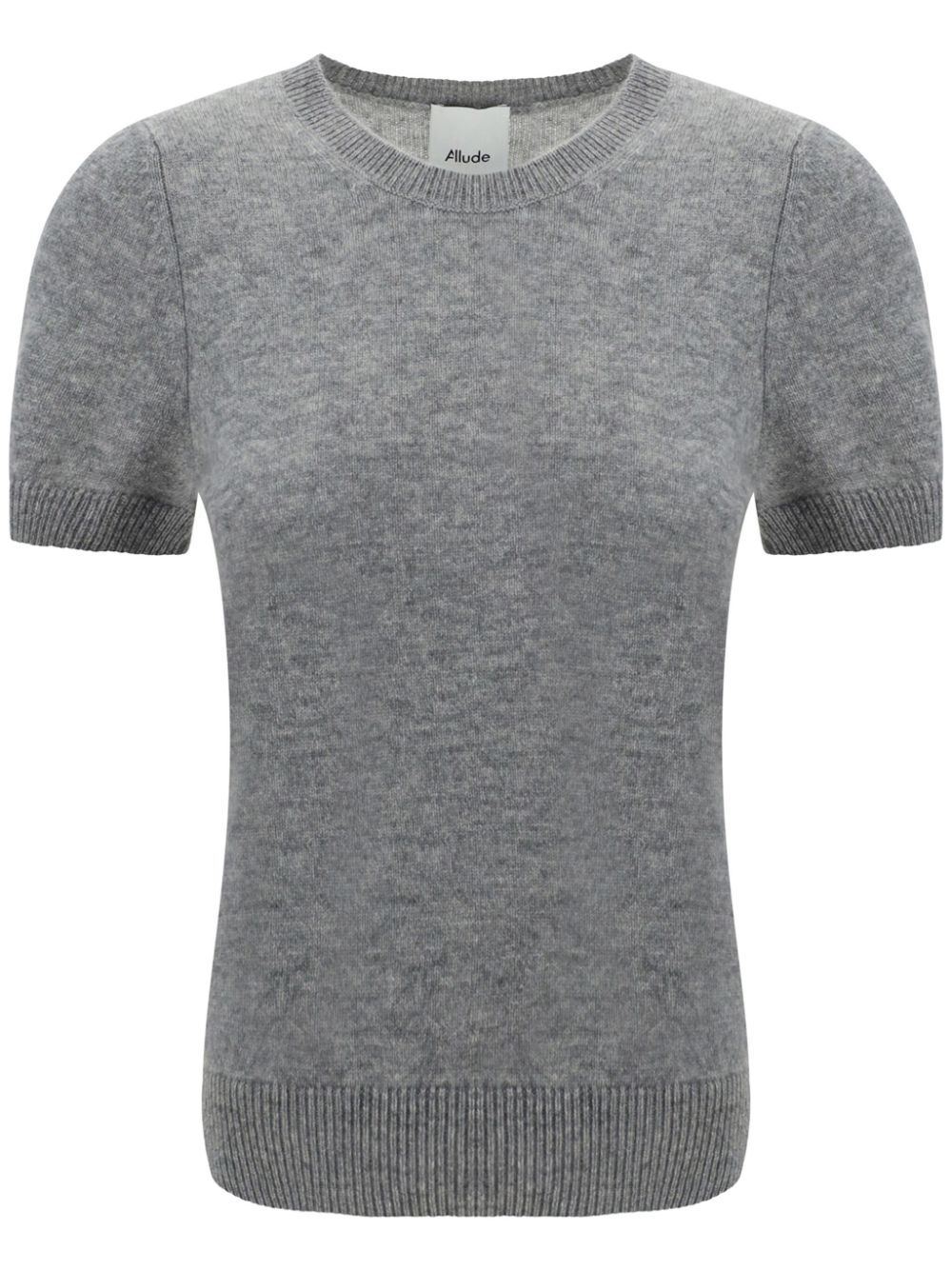 Allude mélange cashmere t-shirt - Grey von Allude