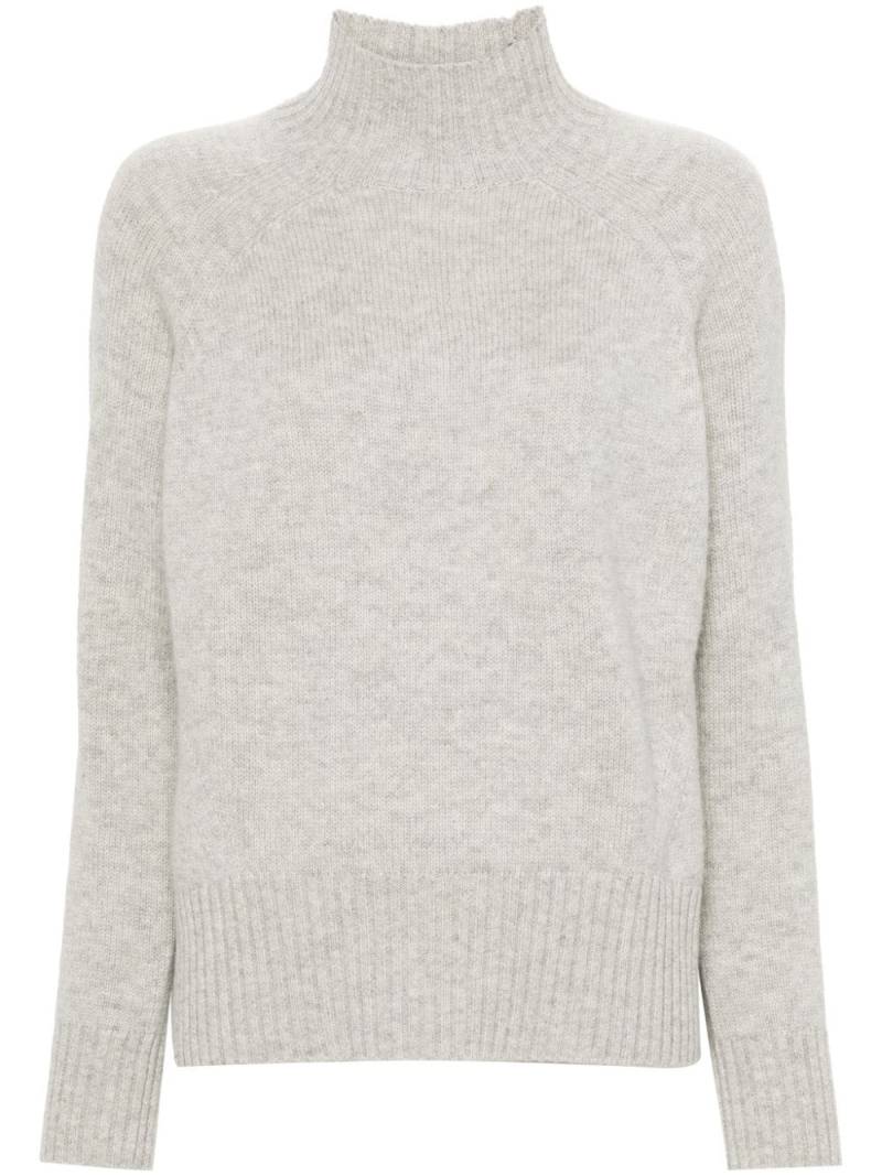 Allude mélange-effect sweater - Grey von Allude