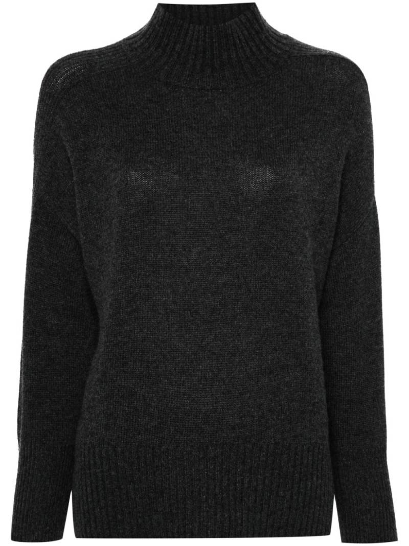 Allude mock-neck cashmere sweater - Black von Allude