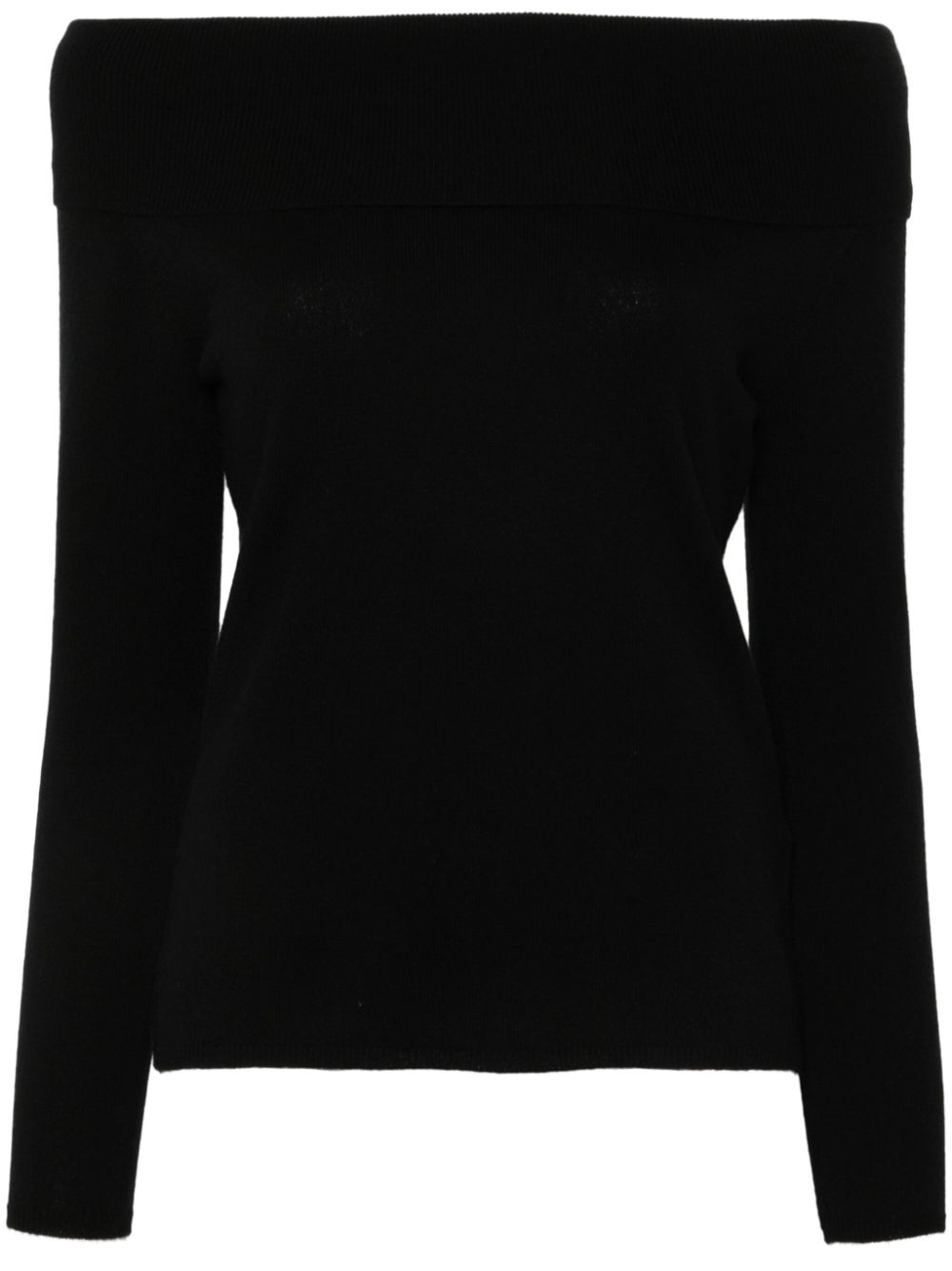 Allude off-shoulder sweater - Black von Allude