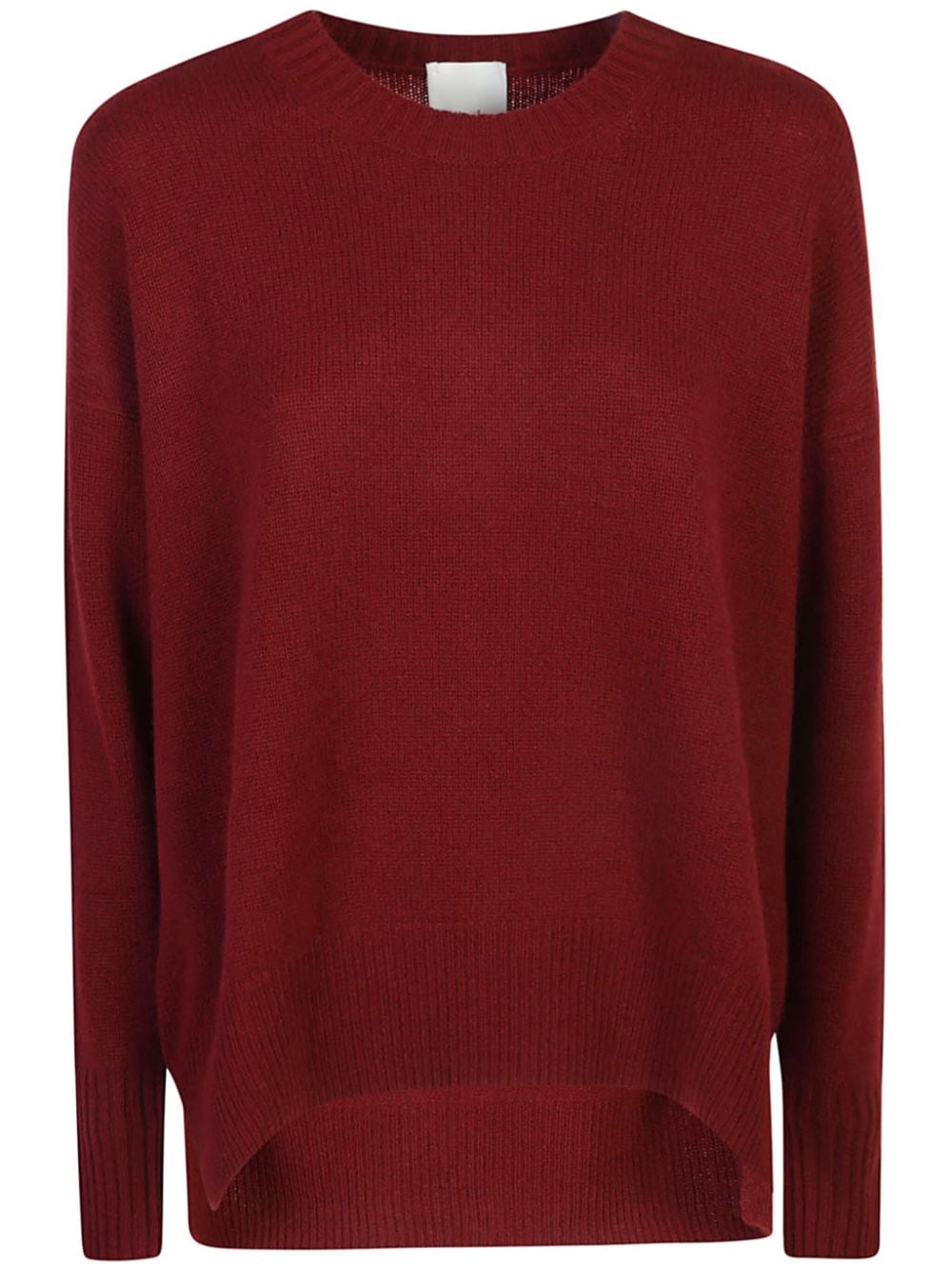 Allude ribbed-edge jumper - Red von Allude