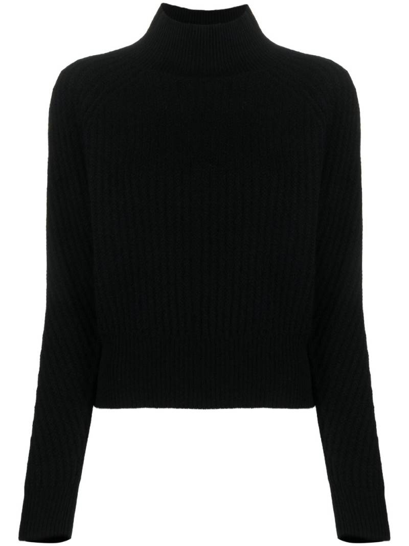 Allude ribbed-knit cashmere jumper - Black von Allude