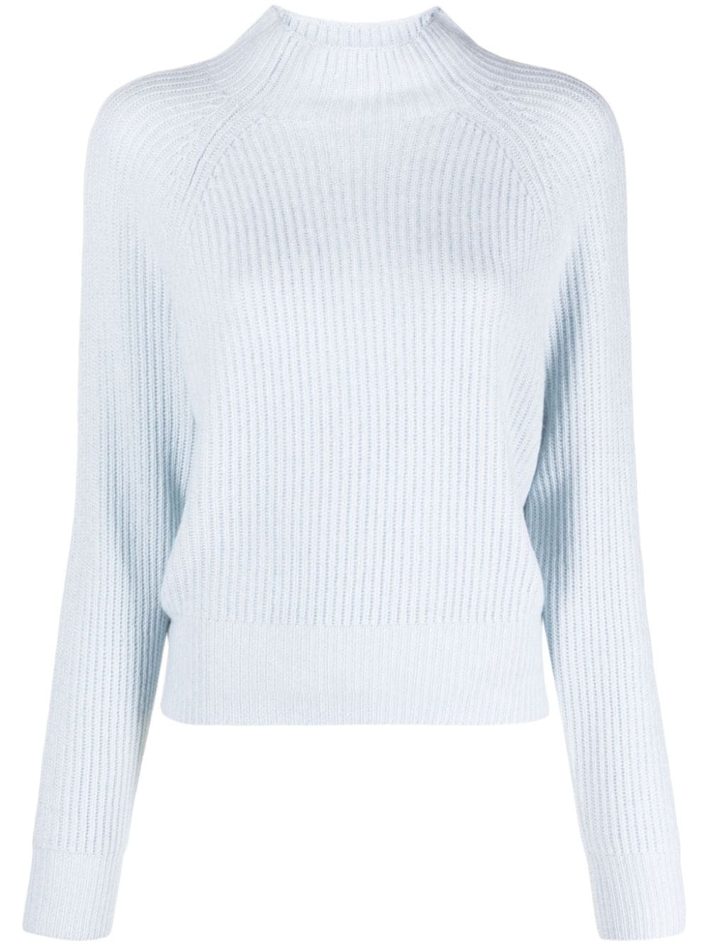 Allude ribbed-knit cashmere jumper - Blue von Allude