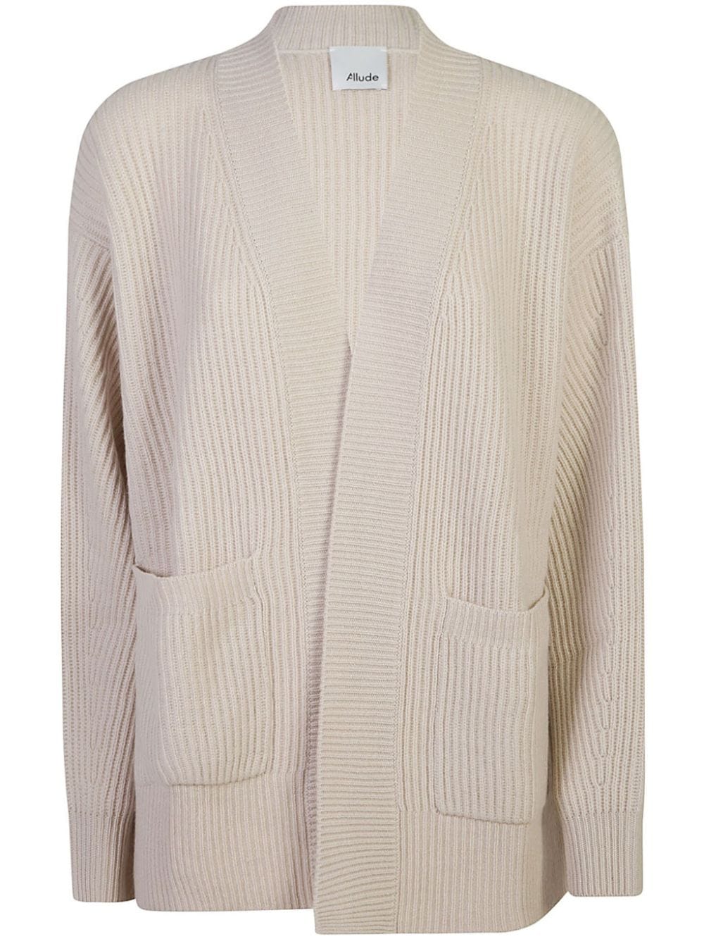 Allude ribbed-knit jumper - Neutrals von Allude