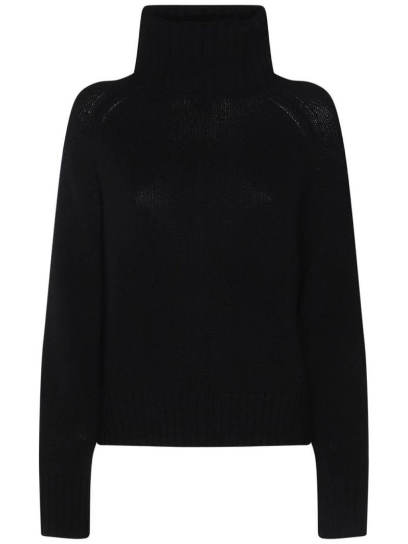 Allude roll-neck sweater - Black von Allude