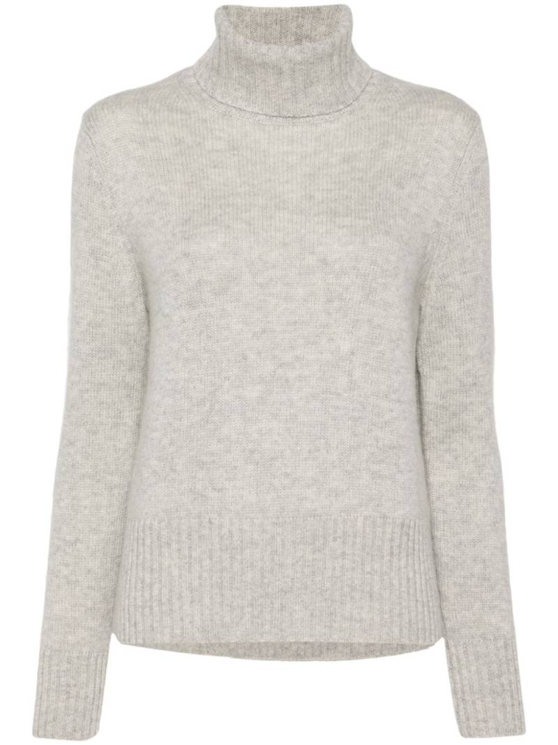 Allude ribbed-knit sweater - Grey von Allude