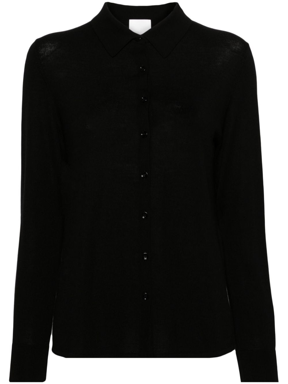 Allude ribbed virgin-wool cardigan - Black von Allude