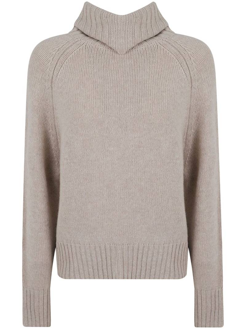 Allude roll-neck jumper - Neutrals von Allude