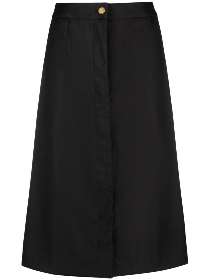 Almaz Bardot A-line wool skirt - Black von Almaz