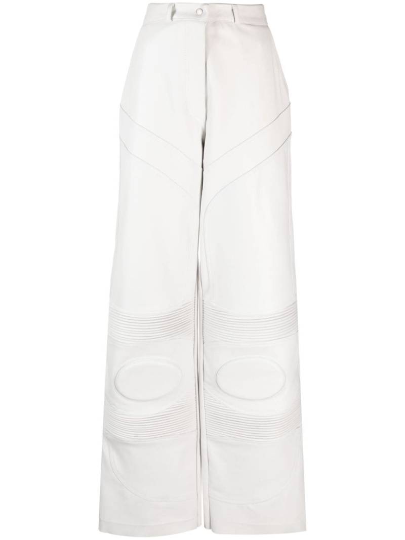 Almaz Gear Up leather trousers - White von Almaz