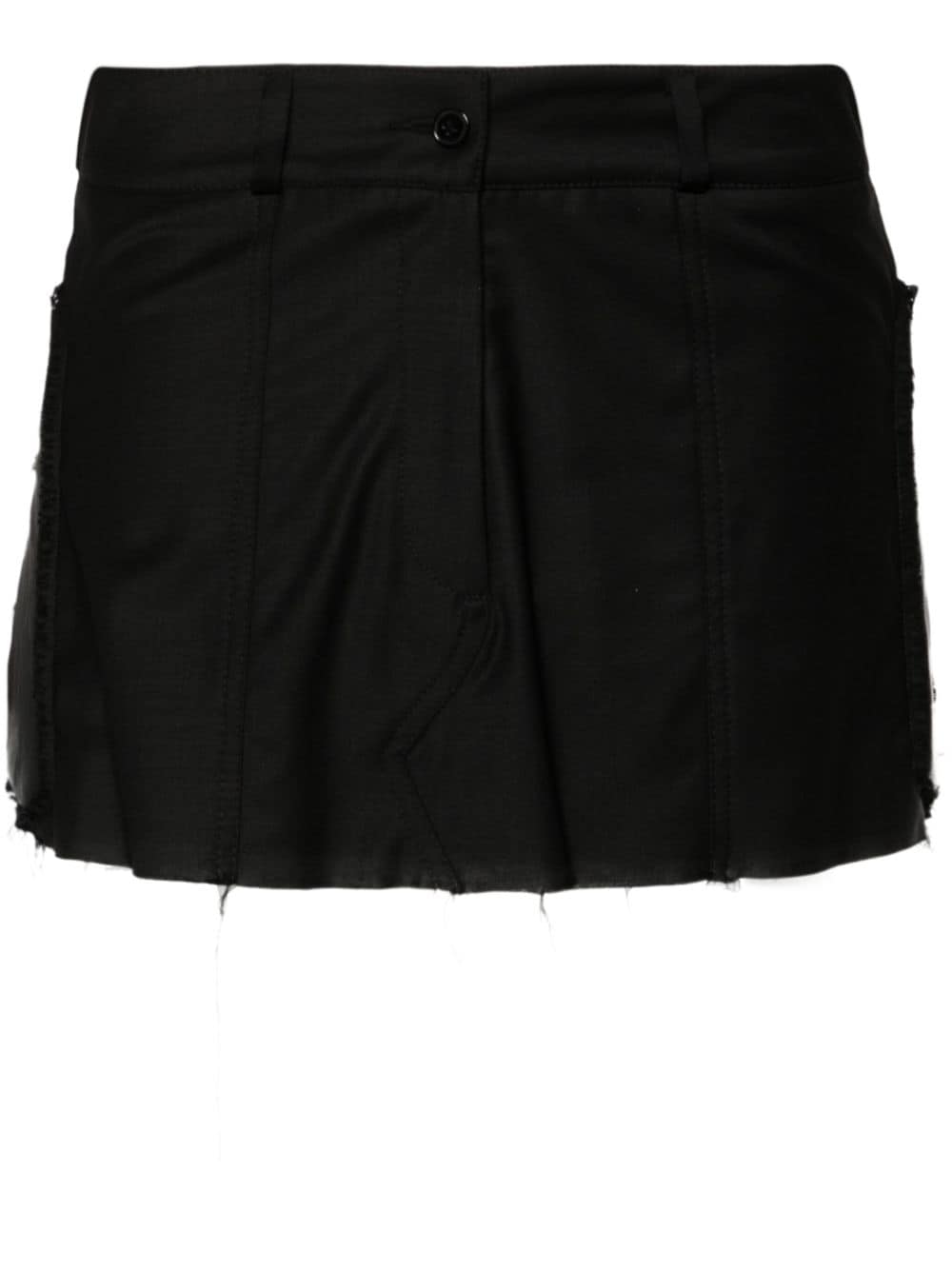 Almaz Overdrive padded-panels miniskirt - Black von Almaz