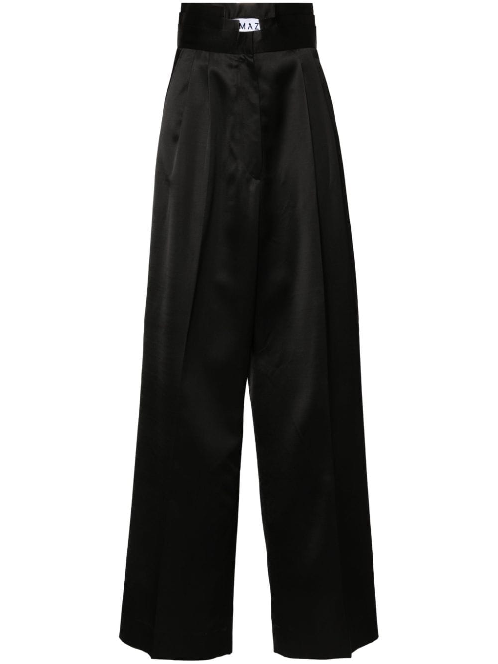 Almaz high-waisted tailored trousers - Black von Almaz