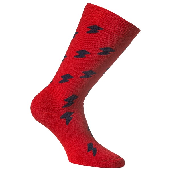 Alpacasocks&Co - Kid's Rubber Boots Socks - Merinosocken Gr 31-34 rot von Alpacasocks&Co