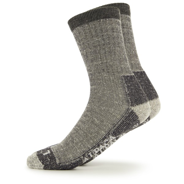 Alpacasocks&Co - Merino Hiking 2-Pack - Wandersocken Gr 39-42 grau von Alpacasocks&Co