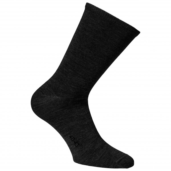 Alpacasocks&Co - Merino Lifestyle 2-Pack - Merinosocken Gr 45-48 schwarz von Alpacasocks&Co