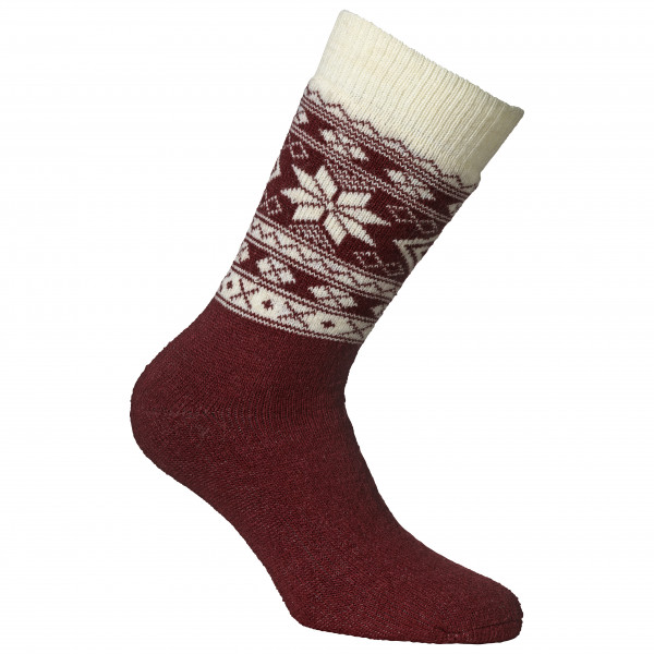 Alpacasocks&Co - Winter Alpaca - Expeditionssocken Gr 45-48 rot von Alpacasocks&Co