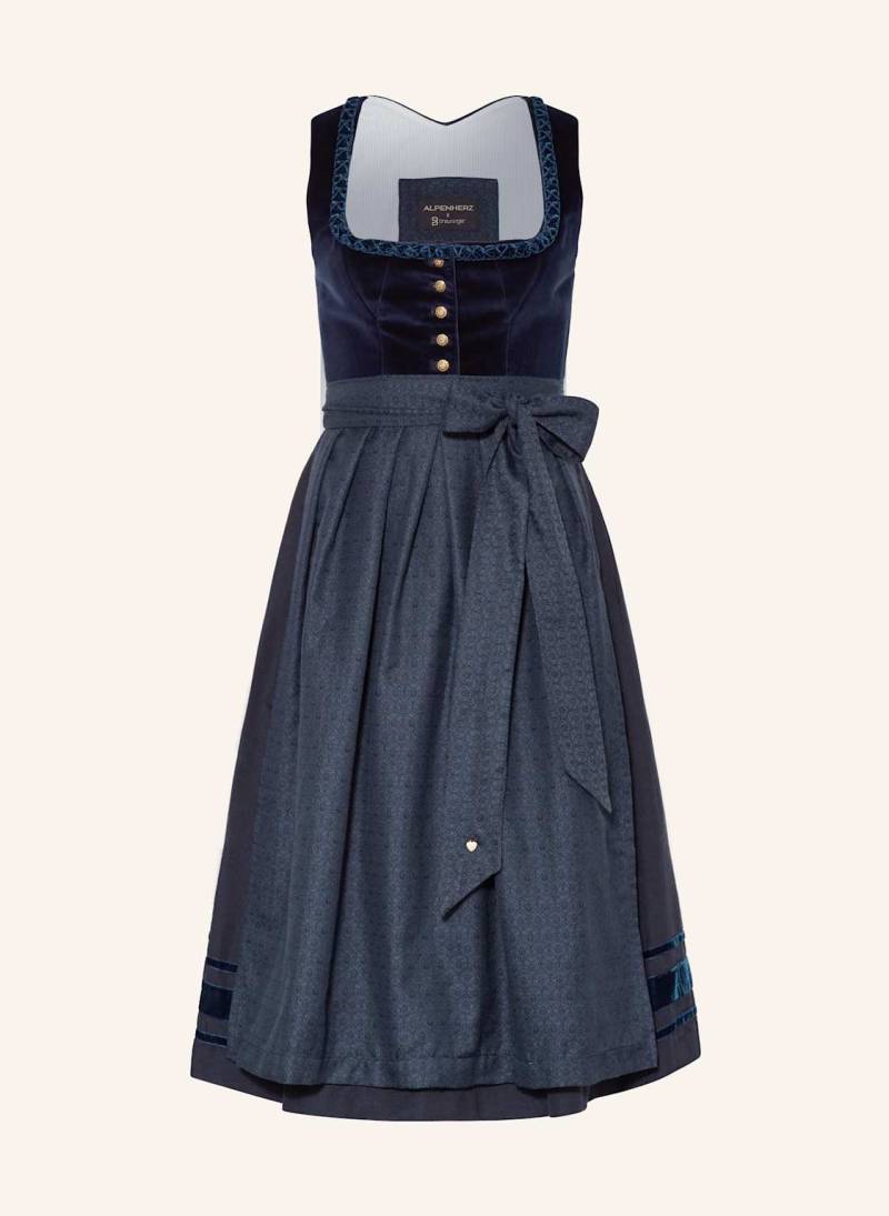 Alpenherz Dirndl Mia blau von AlpenHERZ