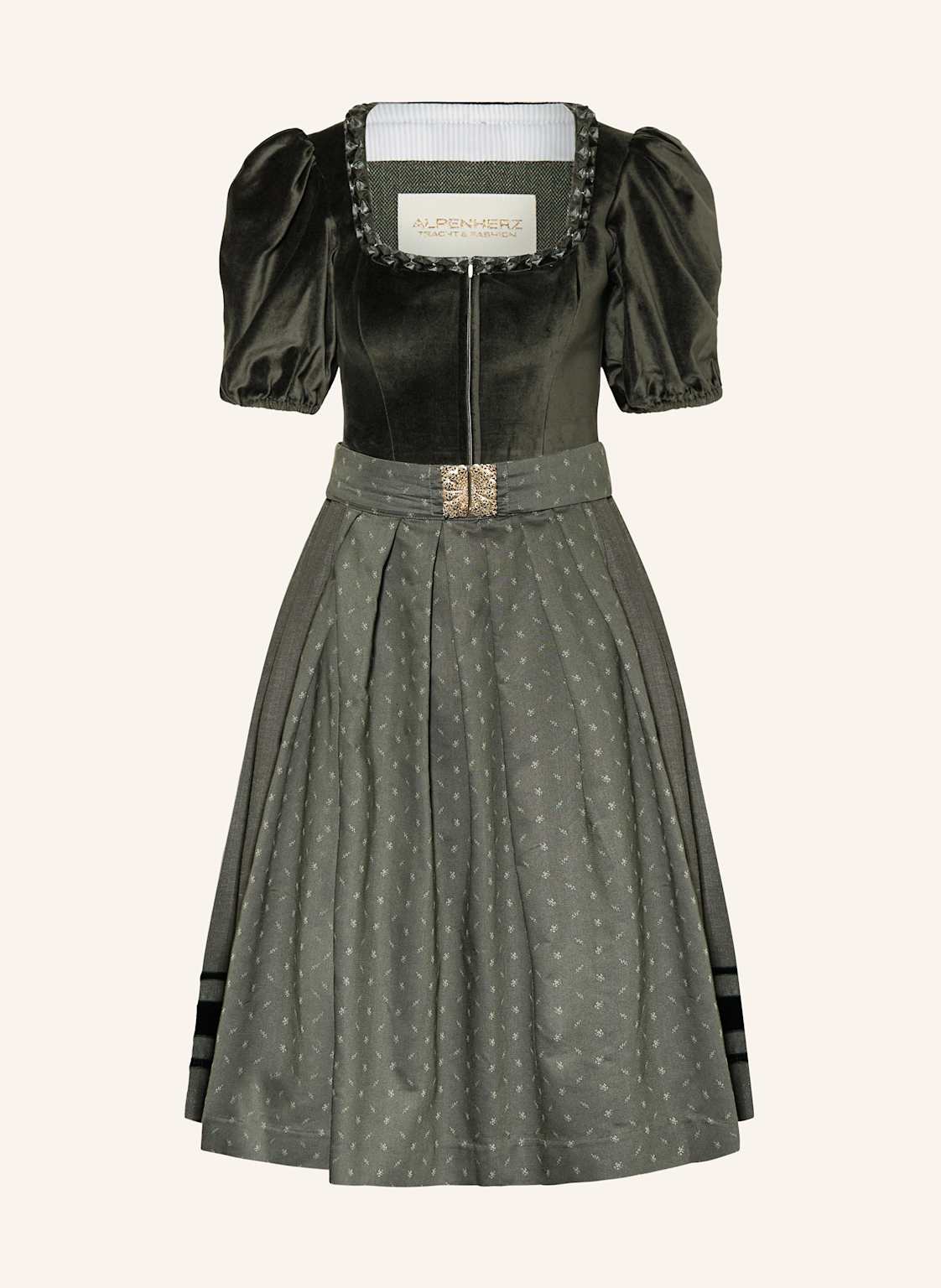 Alpenherz Samtdirndl Mona gruen Alpenherz Samtdirndl Mona gruen von AlpenHERZ