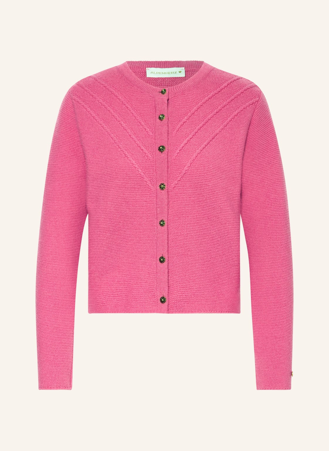 Alpenherz Strickjanker Elanie pink Alpenherz Strickjanker Elanie pink von AlpenHERZ