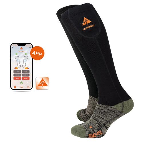 Alpenheat FireWoolSocks beheizte Socken (APP) (Grösse: L) von Alpenheat