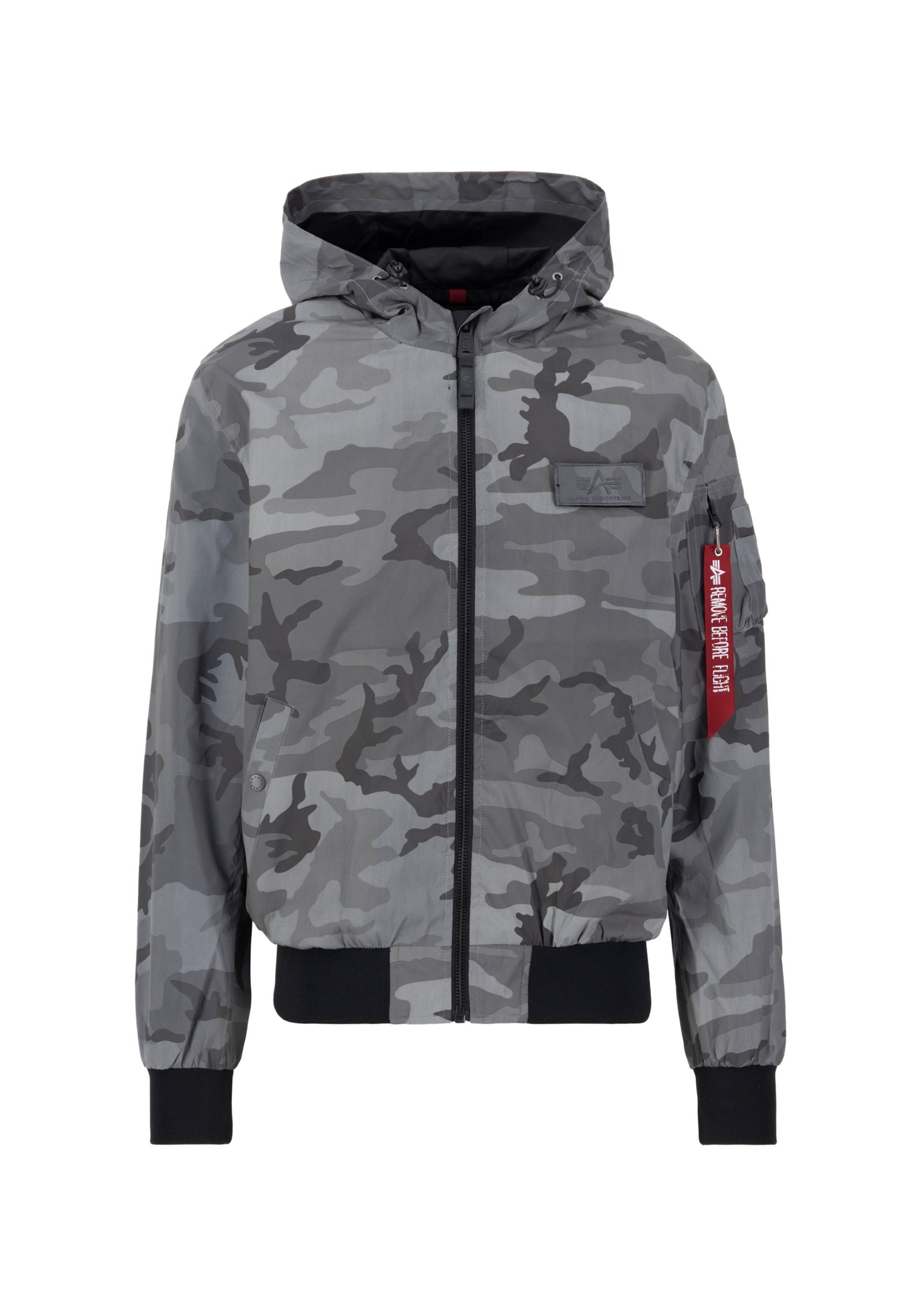 Alpha Industries Bomberjacke »Alpha Industries Men - Bomber Jackets MA-1 LW Hooded Refl. Camo« von Alpha Industries