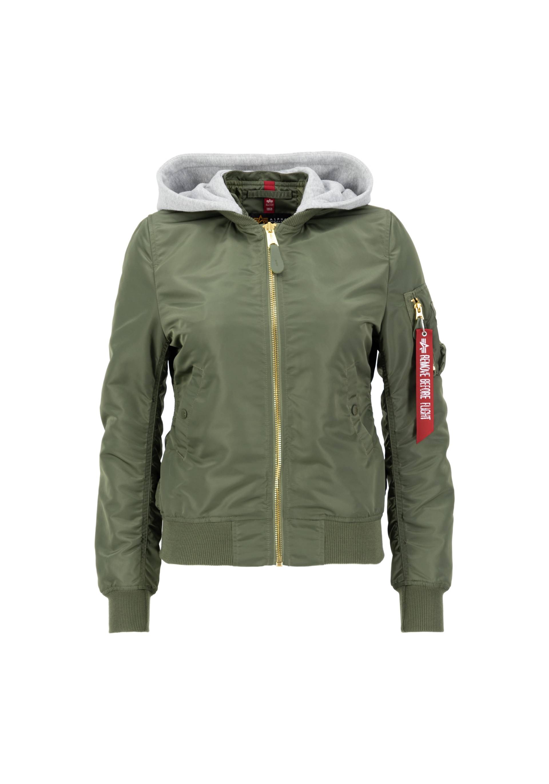 Alpha Industries Bomberjacke »Alpha Industries Women - Bomber Jackets MA-1 Hooded Wmn« von Alpha Industries