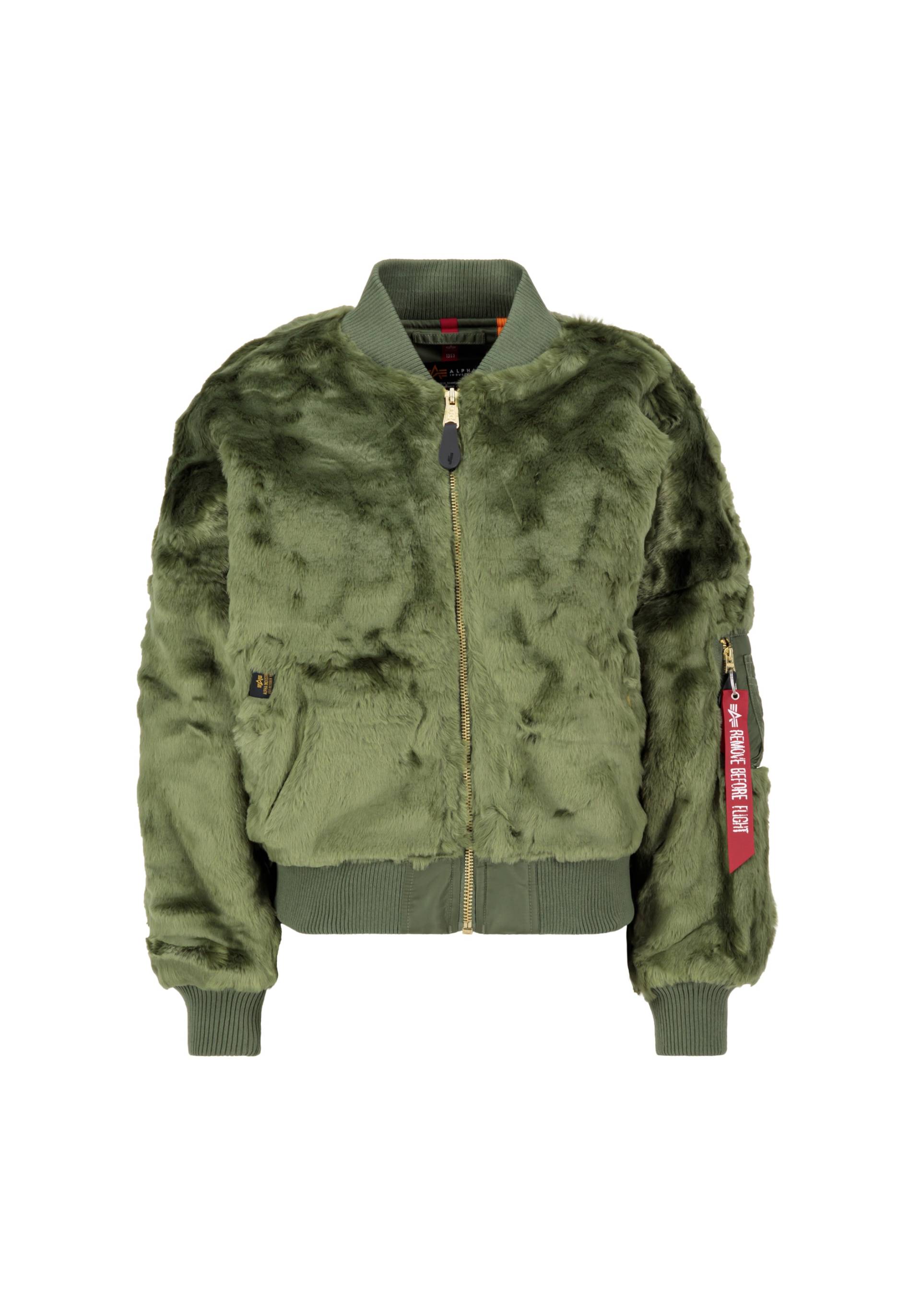 Alpha Industries Bomberjacke »Alpha Industries Women - Bomber Jackets MA-1 OS Fur Wmn« von Alpha Industries