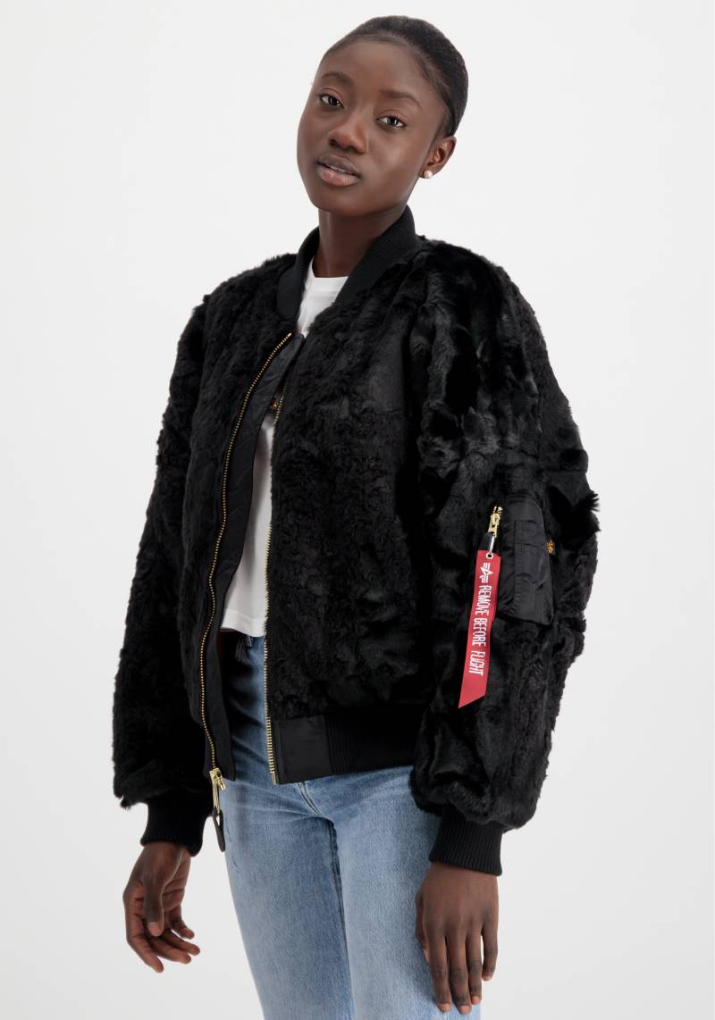 Alpha Industries Bomberjacke »Alpha Industries Women - Bomber Jackets MA-1 OS Fur Wmn« von Alpha Industries