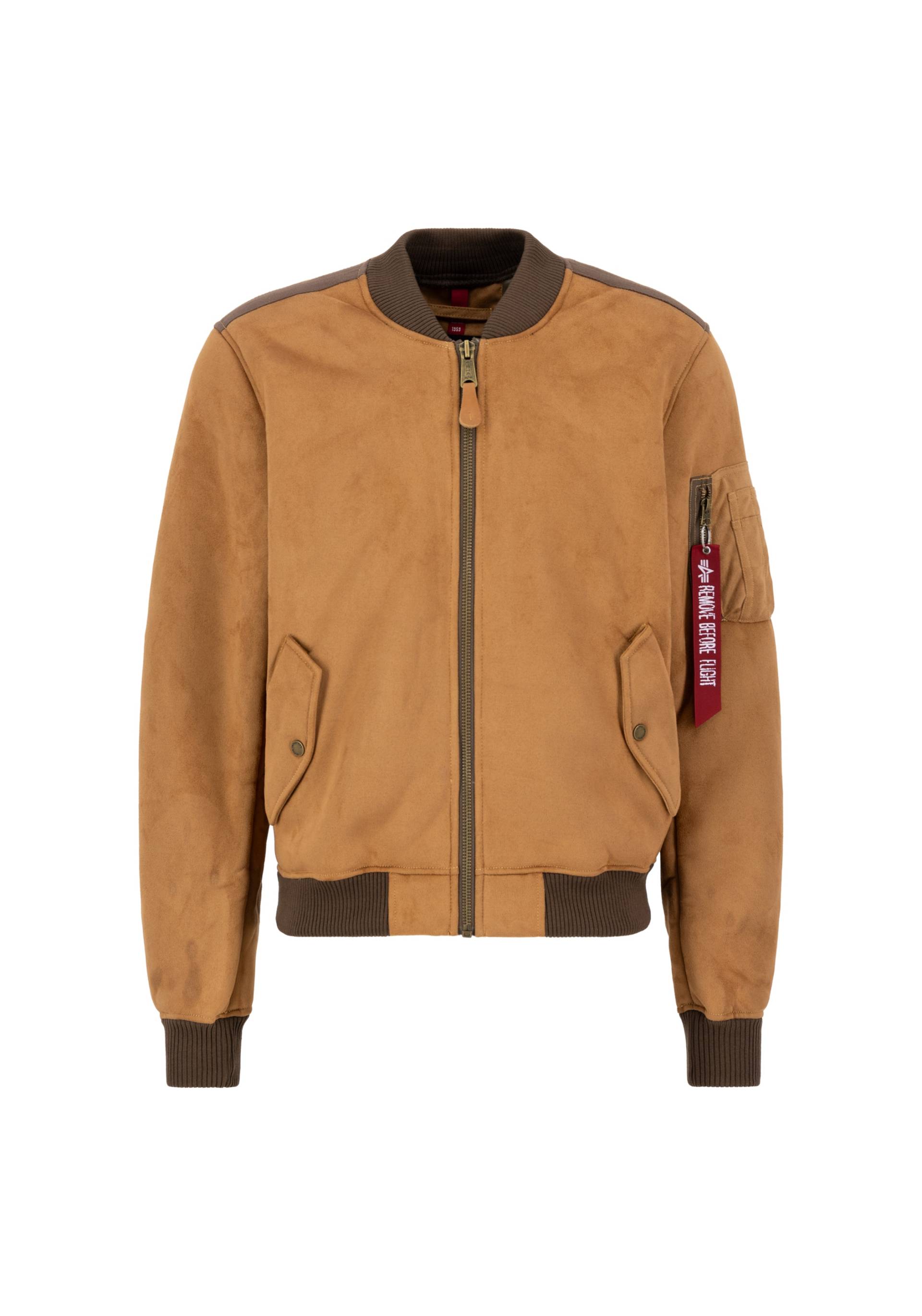 Alpha Industries Bomberjacke »Alpha Industries Men - Bomber Jackets MA-1 Faux Suede« von Alpha Industries