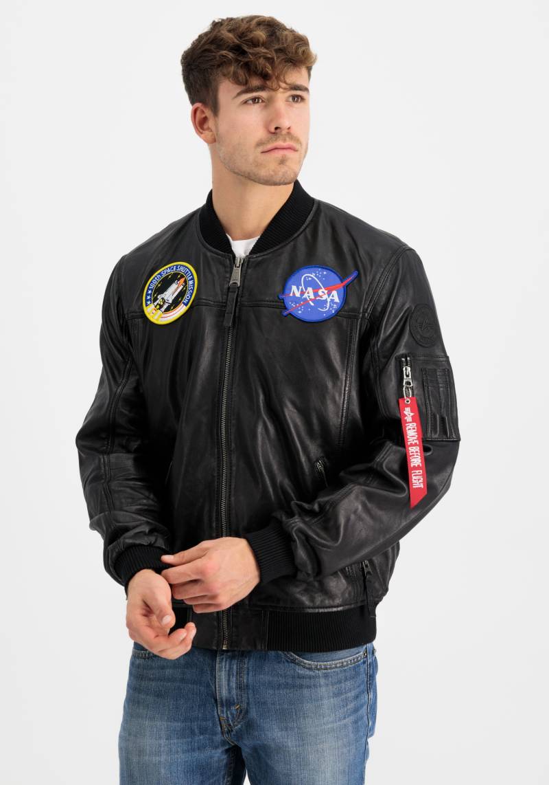 Alpha Industries Bomberjacke »Alpha Industries Men - Bomber Jackets MA-1 LW NASA Leather« von Alpha Industries