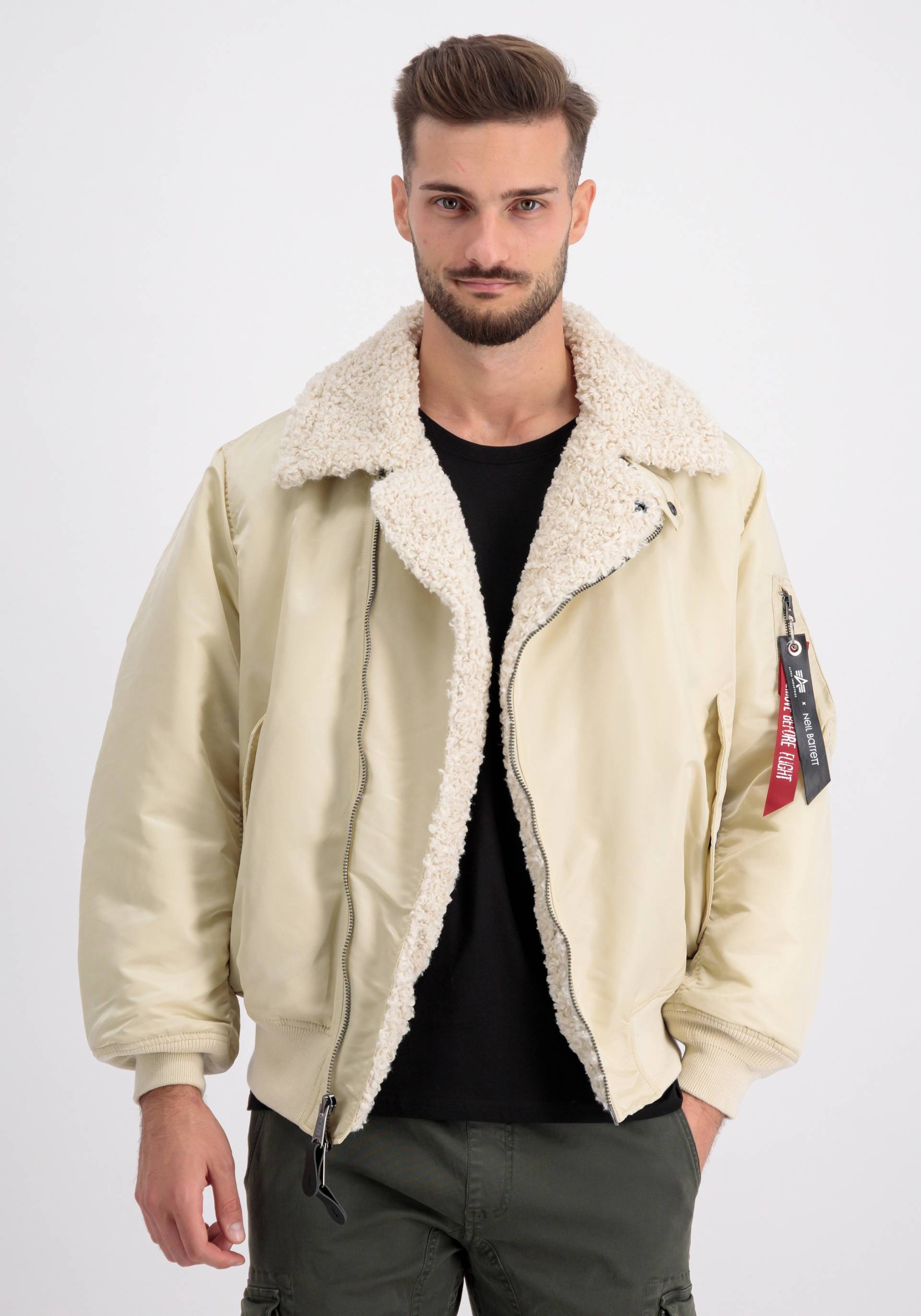 Alpha Industries Bomberjacke »Alpha Industries Men - Bomber Jackets NB MA-1 B-3 Biker Jacket« von Alpha Industries