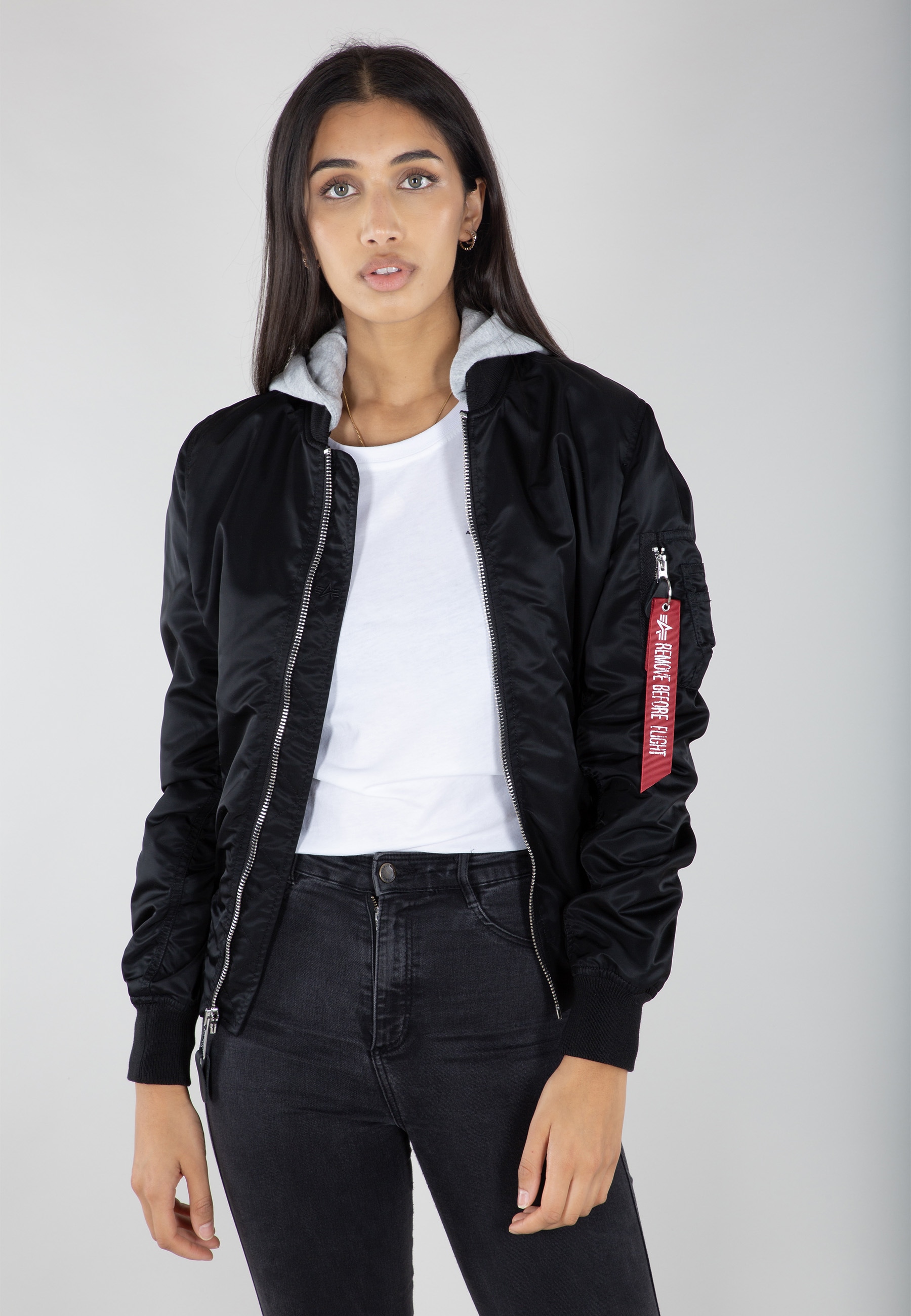 Alpha Industries Bomberjacke »Alpha Industries Women - Bomber Jackets MA-1 Hooded Wmn« von Alpha Industries