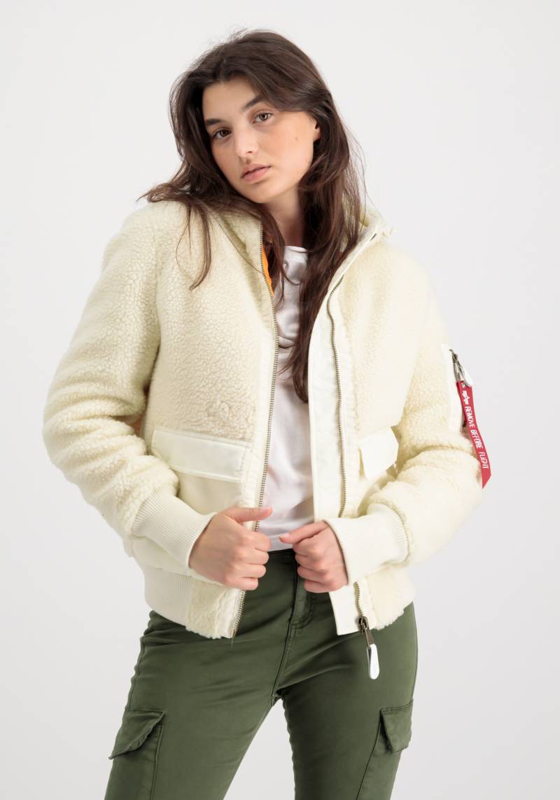 Alpha Industries Bomberjacke »Alpha Industries Women - Bomber Jackets Zip Hood Teddy Women« von Alpha Industries