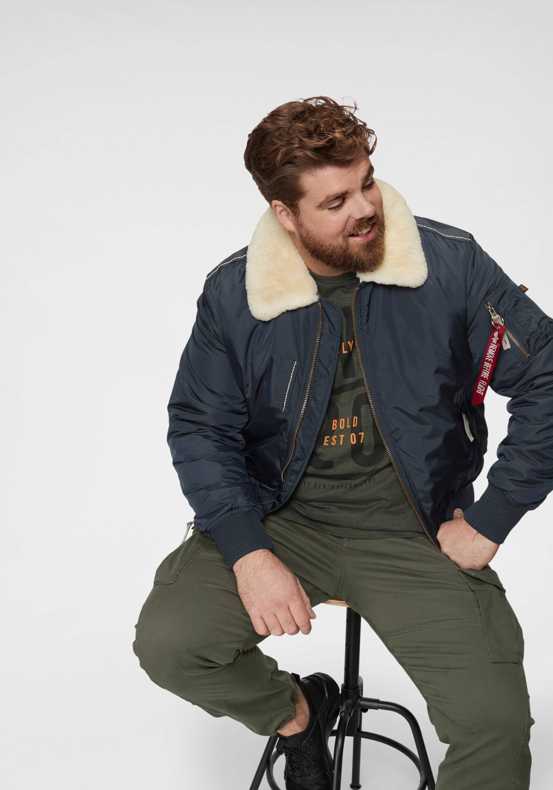 Alpha Industries Bomberjacke »INJECTOR III«, ohne Kapuze von Alpha Industries