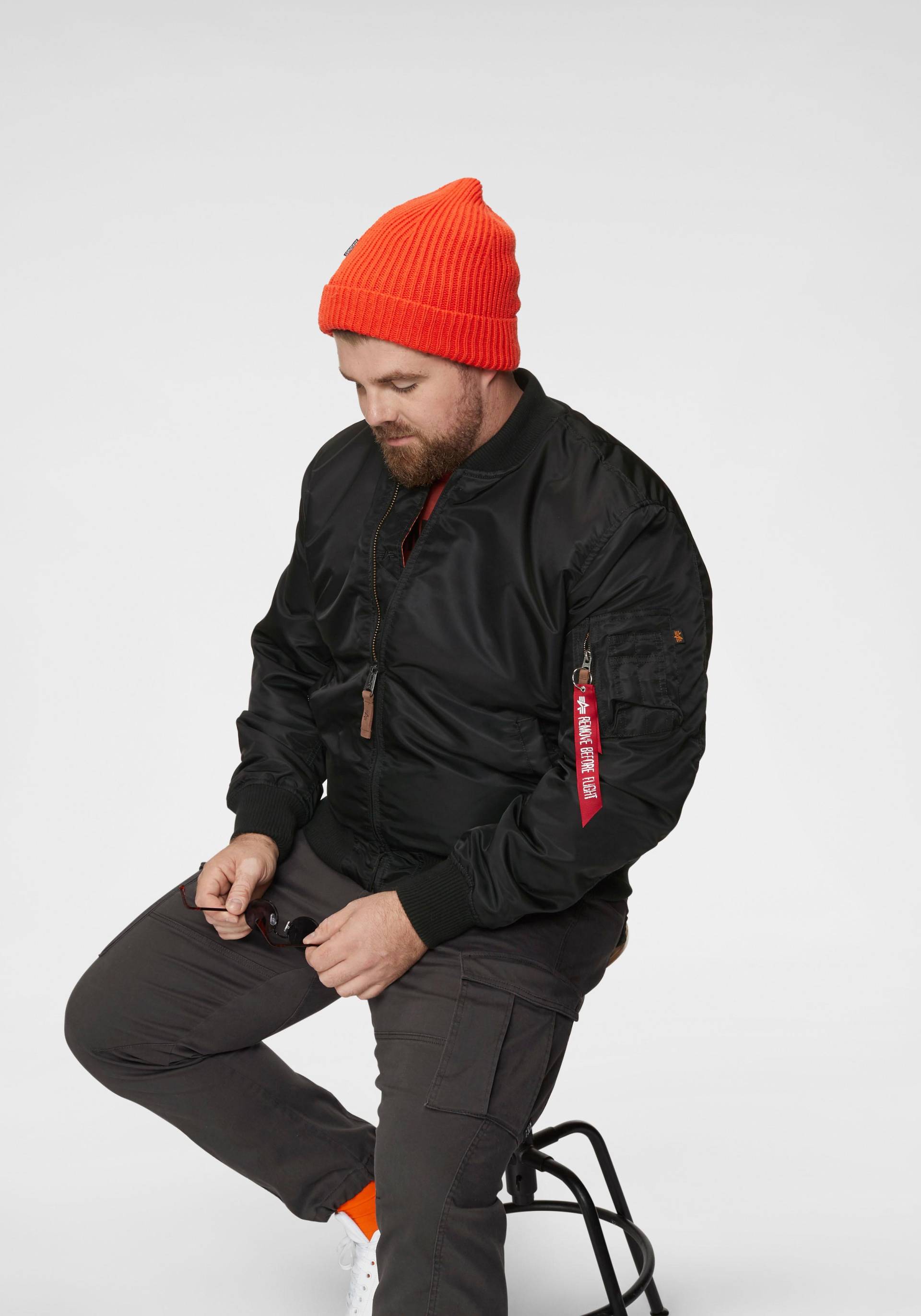 Alpha Industries Bomberjacke »MA-1 VF59 LONG«, ohne Kapuze, gefüttert von Alpha Industries