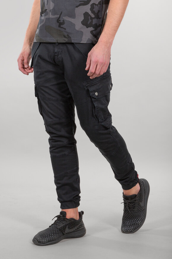 Alpha Industries Combat Cargohose | Schwarz | Herren  | 30 von Alpha Industries