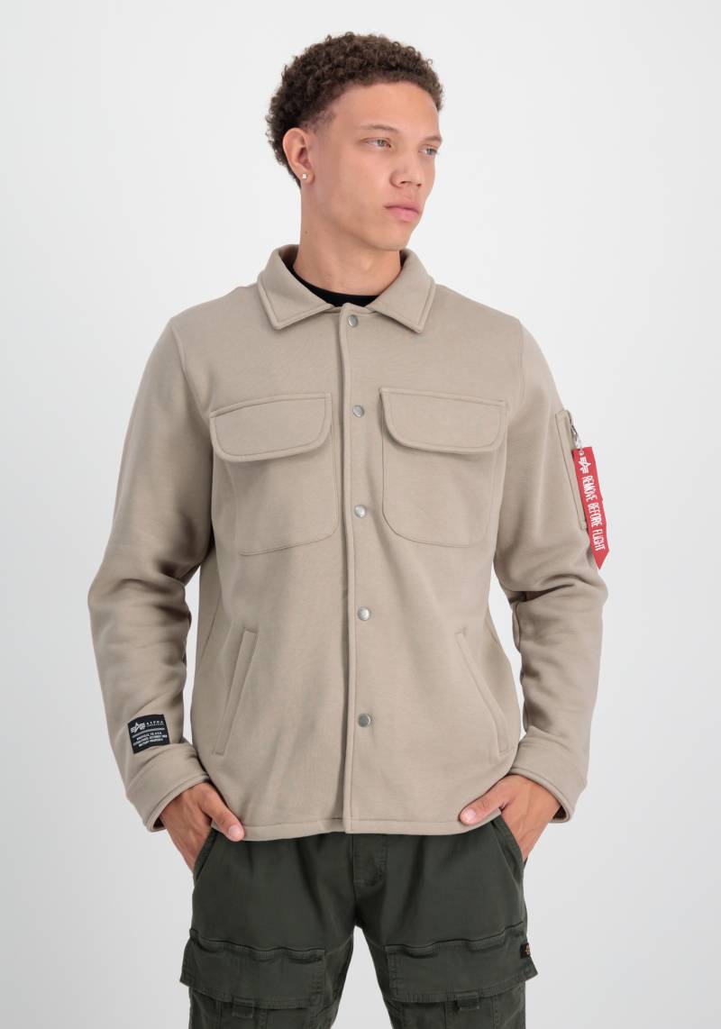 Alpha Industries Hemdjacke »Alpha Industries Men - Overshirts Sweat Overshirt« von Alpha Industries