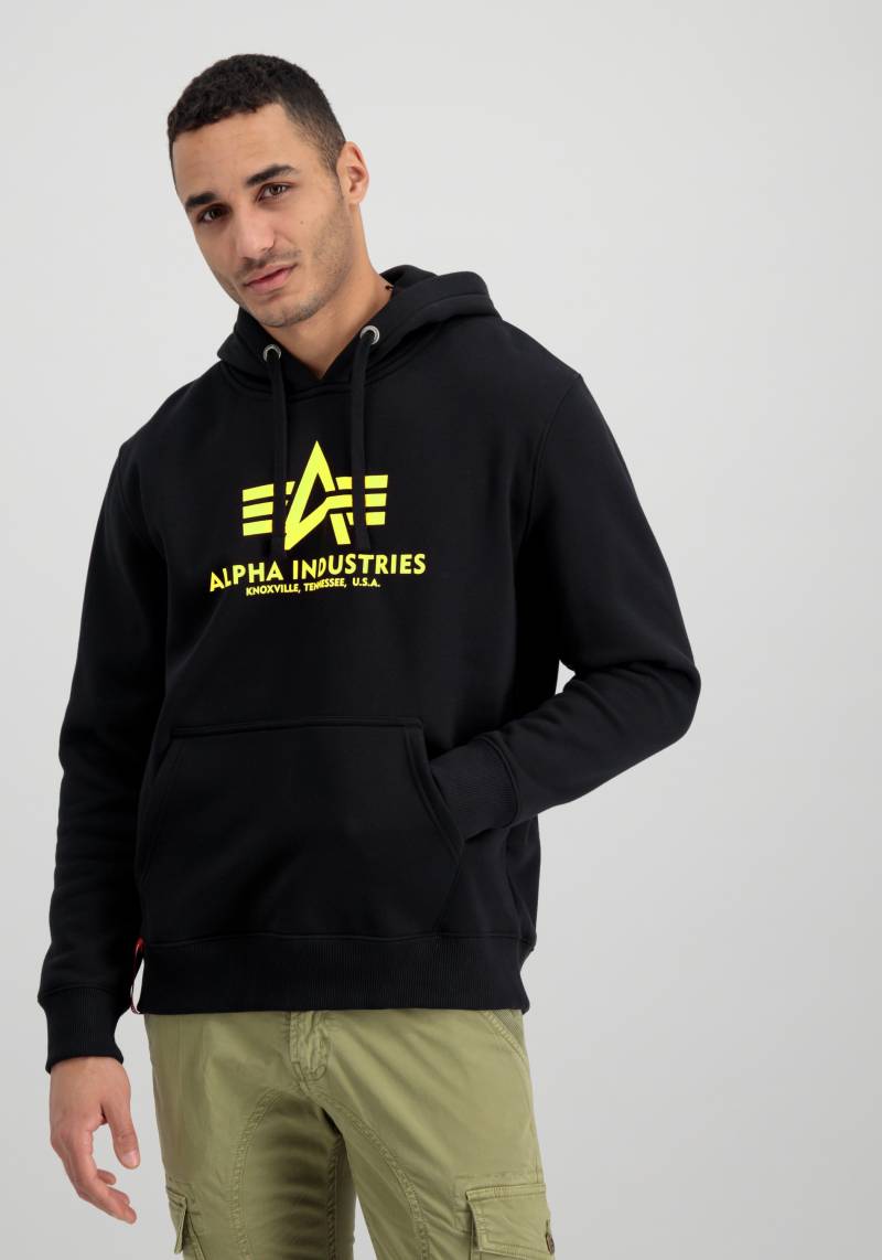 Alpha Industries Hoodie »Alpha Industries Men - Hoodies Basic Hoodie Neon Print« von Alpha Industries