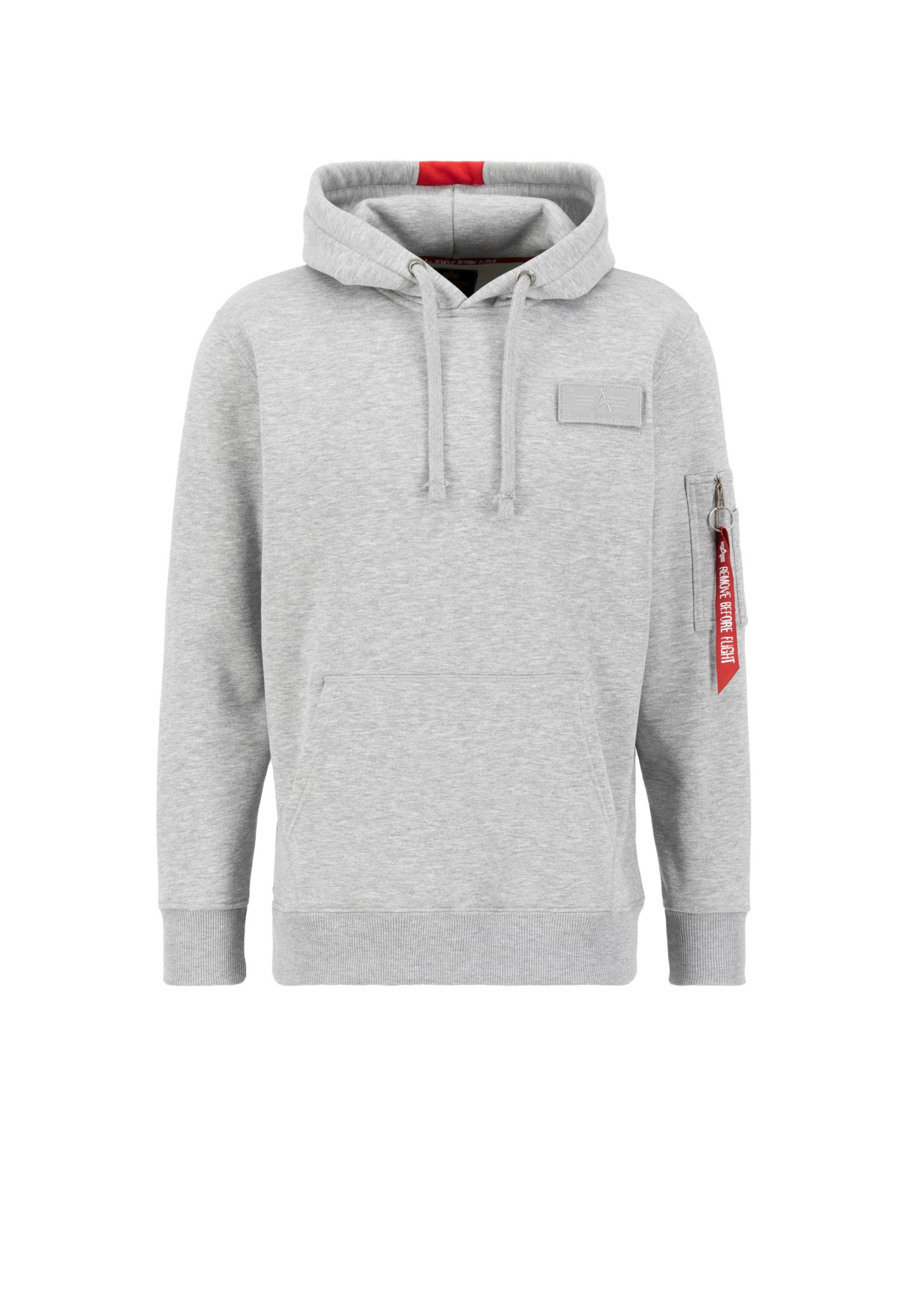 Alpha Industries Hoodie »Alpha Industries Men - Hoodies Red Stripe Hoody« von Alpha Industries