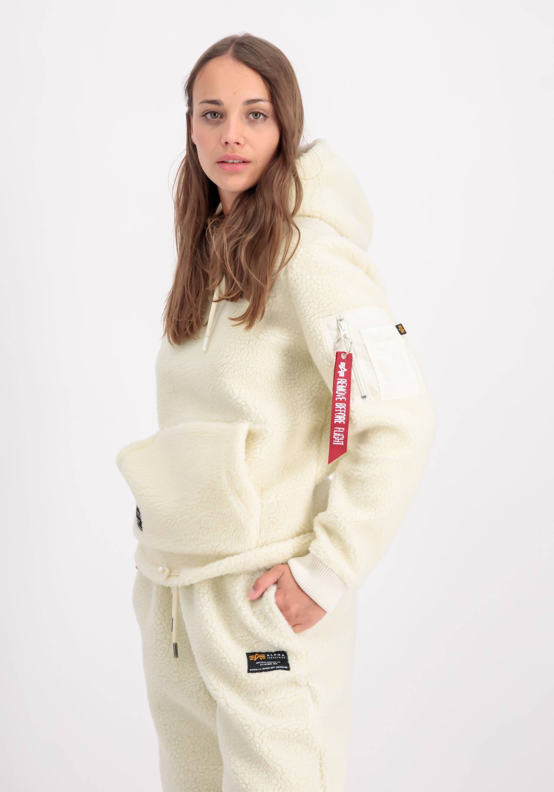 Alpha Industries Hoodie »Alpha Industries Women - Hoodies Teddy Hoodie Women« Alpha Industries Hoodie »Alpha Industries Women - Hoodies Teddy Hoodie Women« von Alpha Industries
