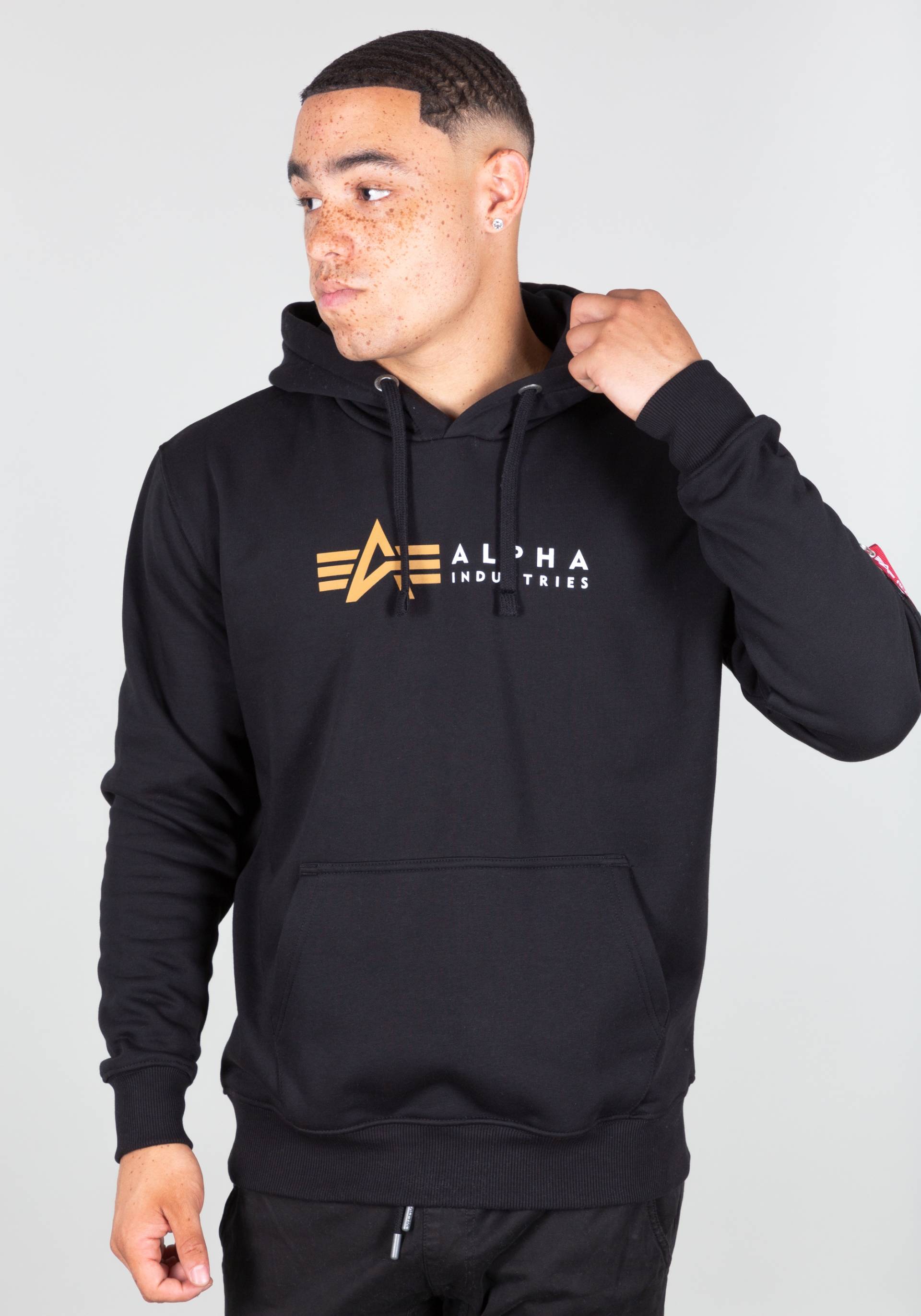 Alpha Industries Hoodie »Alpha Industries Men - Hoodies Alpha Label Hoodie« von Alpha Industries