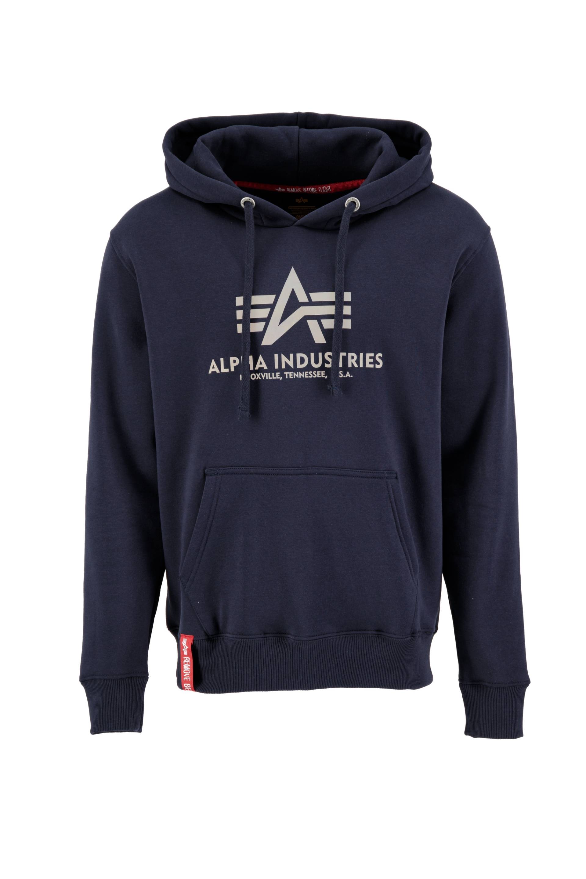 Alpha Industries Hoodie »Alpha Industries Men - Hoodies Basic Hoodie Reflective Print« von Alpha Industries