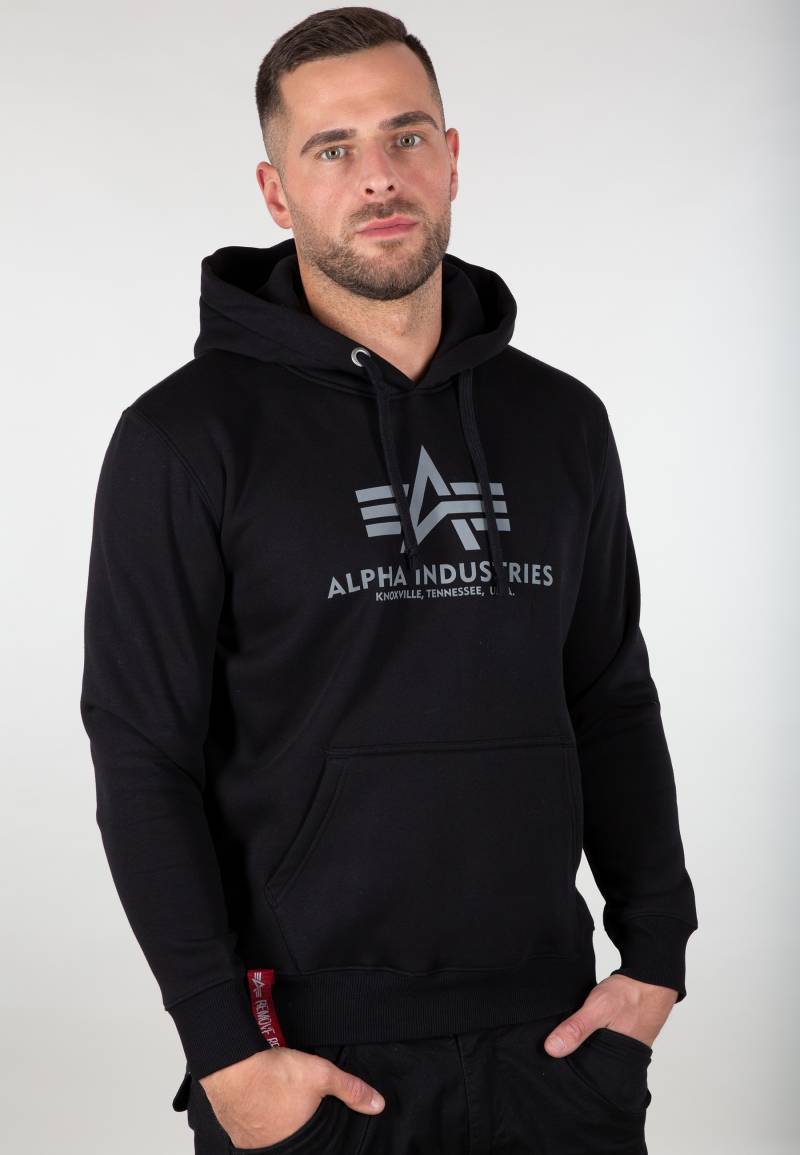 Alpha Industries Hoodie »Alpha Industries Men - Hoodies Basic Hoodie Refl. Print« von Alpha Industries