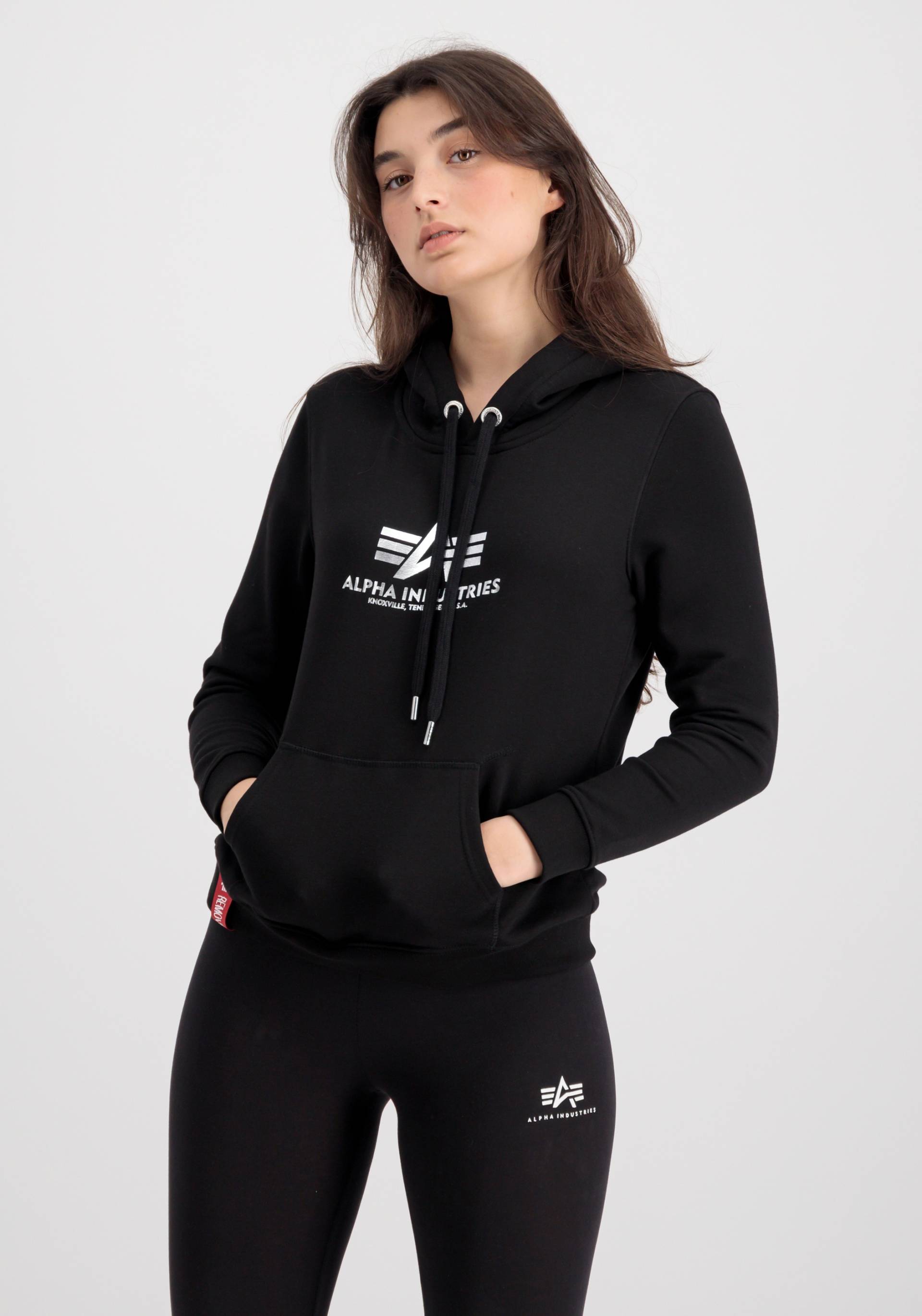 Alpha Industries Hoodie »Alpha Industries Women - Hoodies New Basic Hoodie Wmn Foil Print« von Alpha Industries